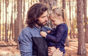 Dwayne and his daughter Liberty who was born with Bilateral Micropthalmia and Chorioretinal Coloboma.